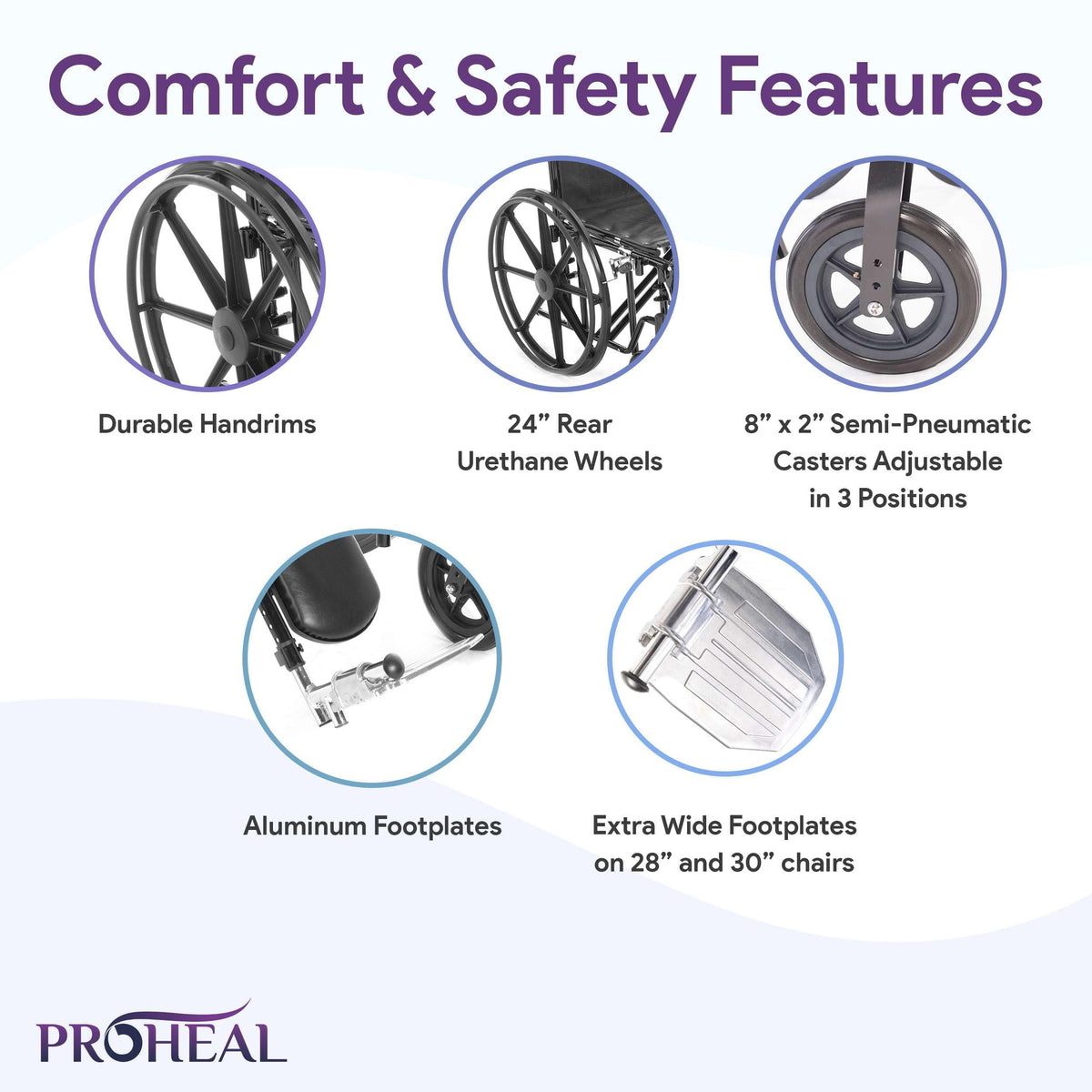 24" Heavy Duty Bariatric Wheelchair E3434