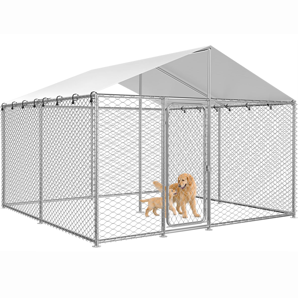 10x10 FT Heavy Duty Outdoor Dog Kennel E448382