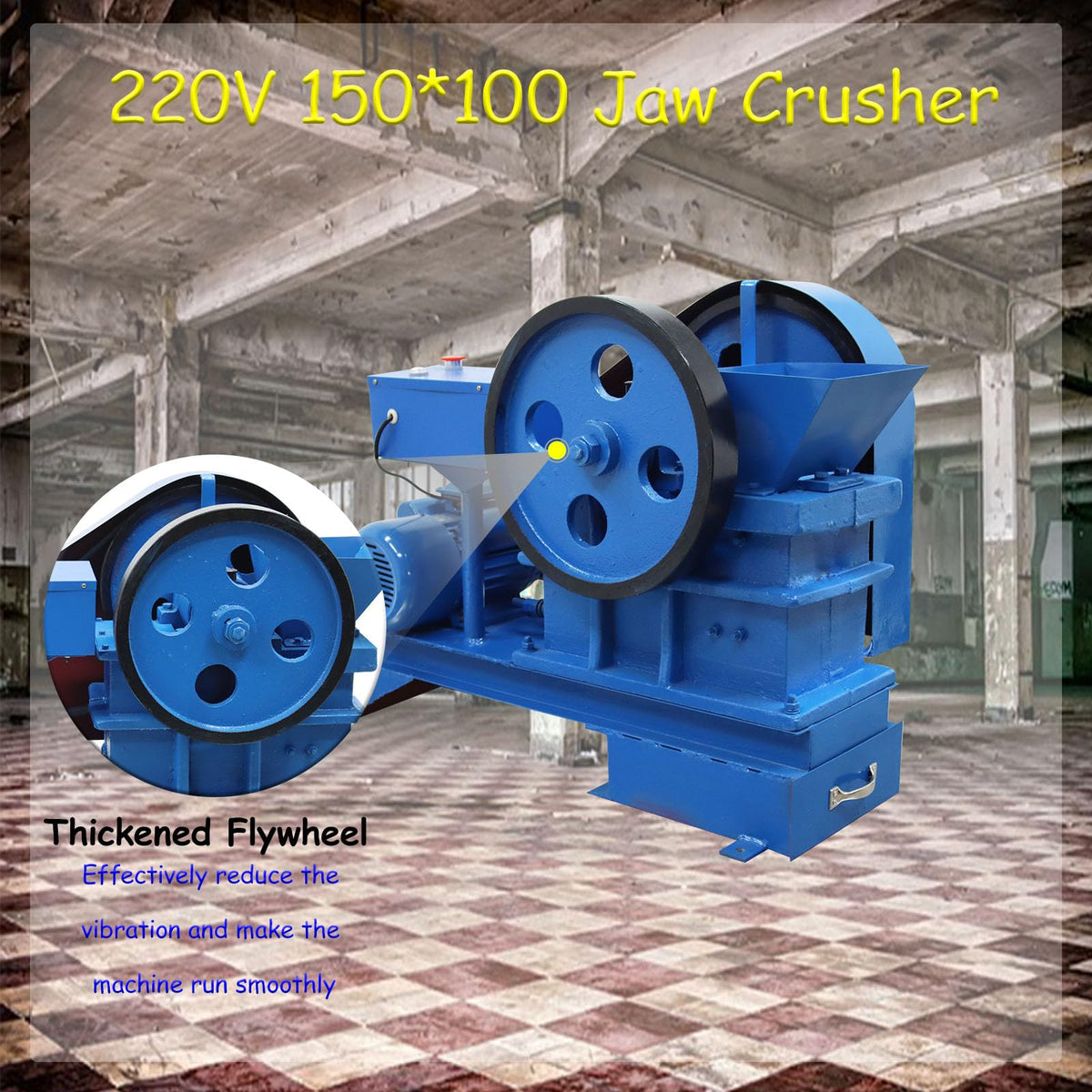 220V 2.2KW Stone Crusher Machine B9942