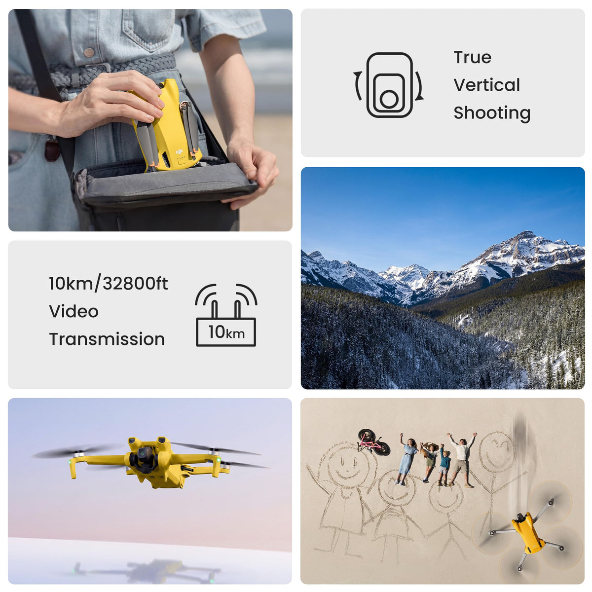 Mini Drone with 4K Video, 48MP Photo, 249 g, Obstacle Sensing Z101695
