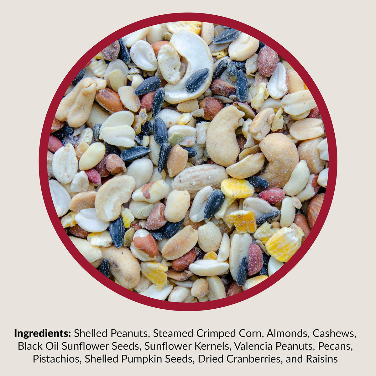 40 lb Fruit and Nut Wild Bird Seed Mix K6559