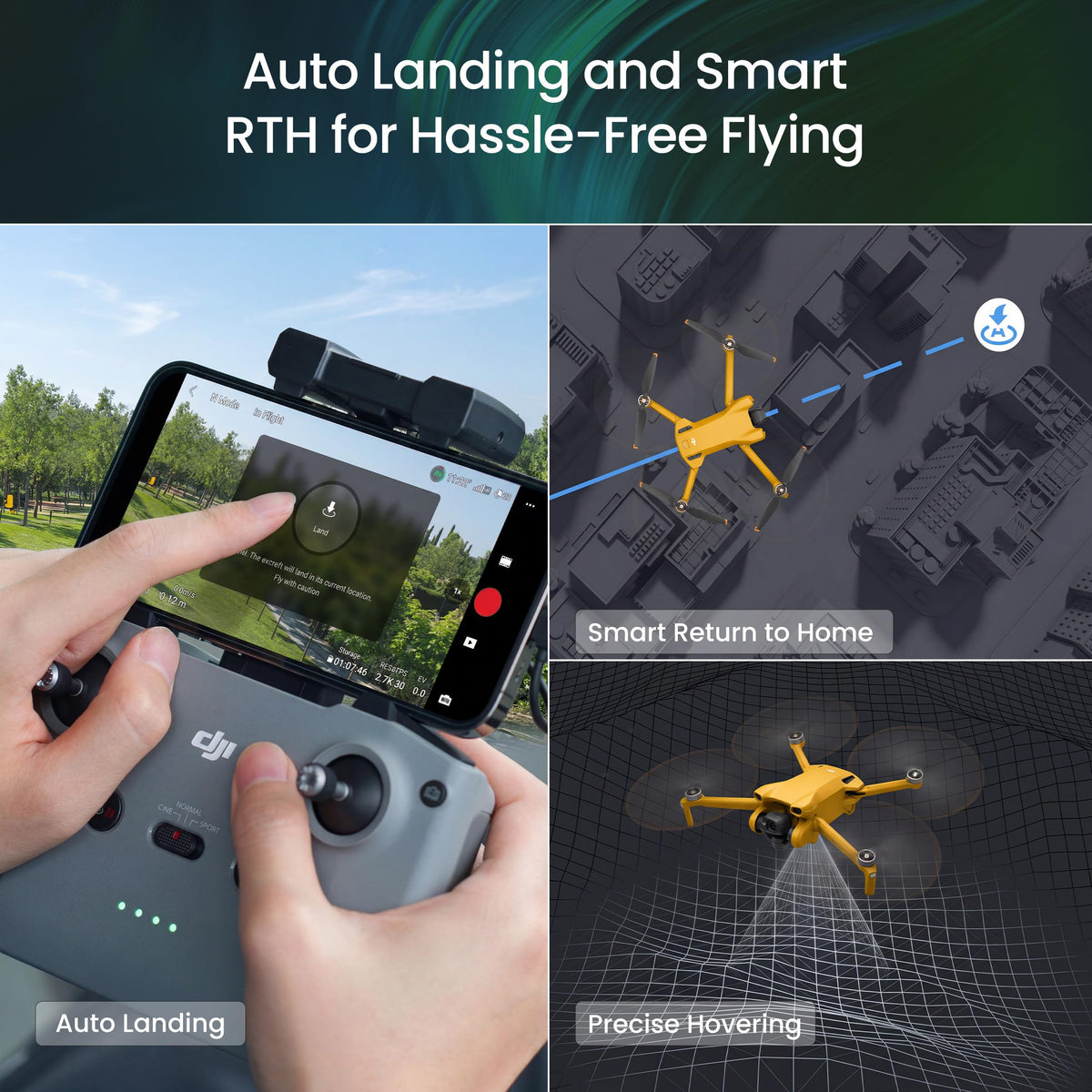Mini Drone with 4K Video, 48MP Photo, 249 g, Obstacle Sensing Z101695