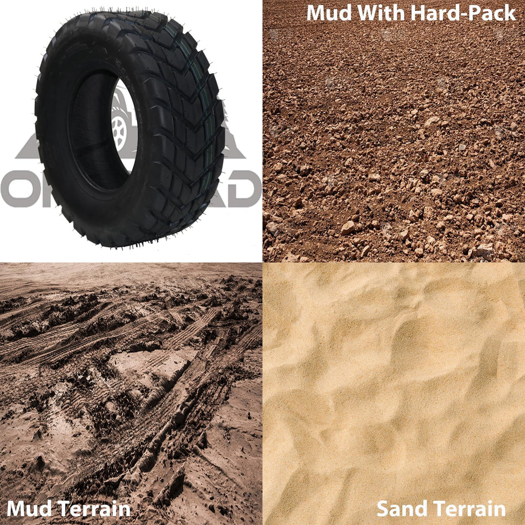 Set of 2 Off-Road 19x7-8 ATV/UTV Tires C505961